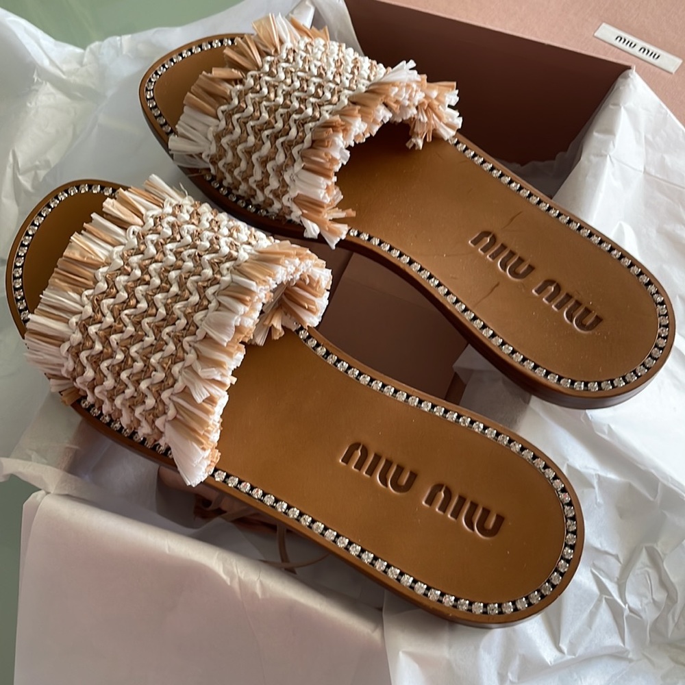 Miu Miu women sandals size 39 EU
